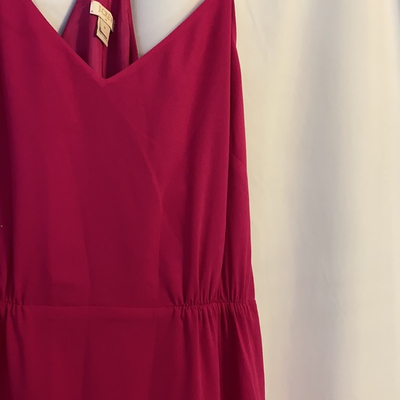 Fuchsia JCrew maxi/midi dress - Picture 4 of 6